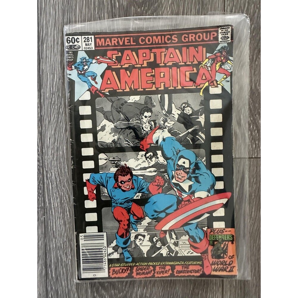 Massive Comics Group Captain America #281 Single Issue Comic 1983 Color Bronze